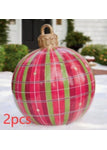 60cm / Red grids / 2PCS