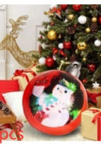 Double Sided Red Snowman