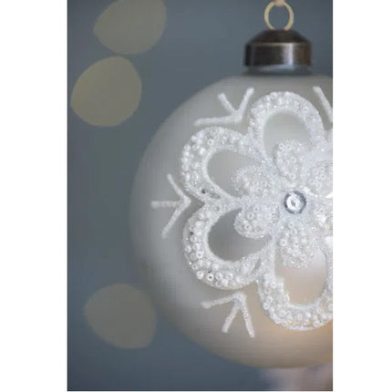 D3.9 Christmas Ball Ornaments, Glass Decorative Hanging Ball Christmas