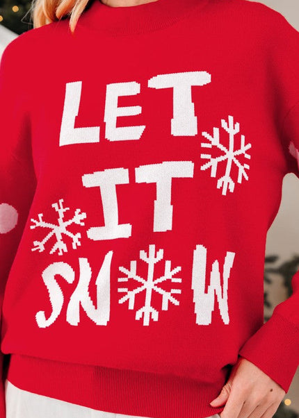 LET IT SNOW Christmas Sweater