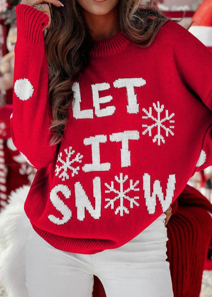 LET IT SNOW Christmas Sweater