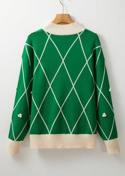 Christmas Geometric Diamond Pom
