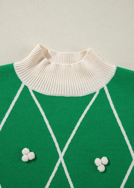 Christmas Geometric Diamond Pom