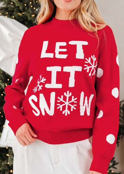 LET IT SNOW Christmas Sweater