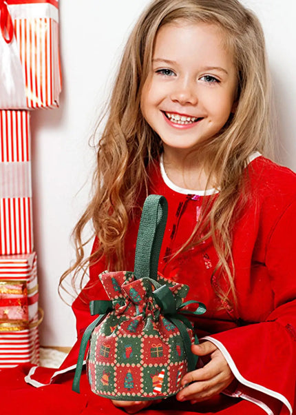 Christmas Drawstring Goodie Bags