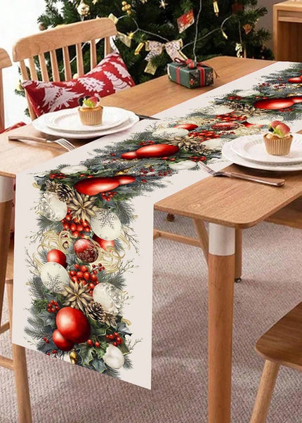 Christmas Table Runner Merry Christmas Decoration For Home Xmas Table