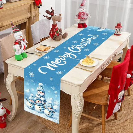 Christmas Table Runner Merry Christmas Decoration For Home Xmas Table