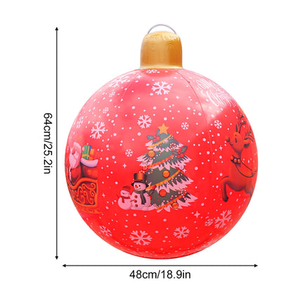 1PC  Inflatable Christmas Ornaments Balls Large PVC Holiday