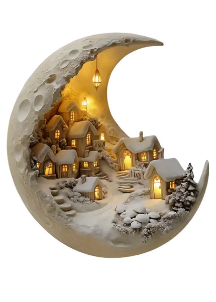Christmas Xmas Tree Desktop Ornament Moonhouse DIY 2D Decoration