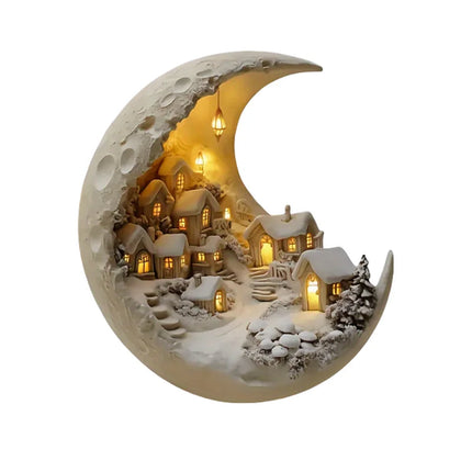 Christmas Xmas Tree Desktop Ornament Moonhouse DIY 2D Decoration