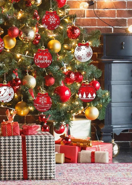 12pcs/set Red and white bulbs