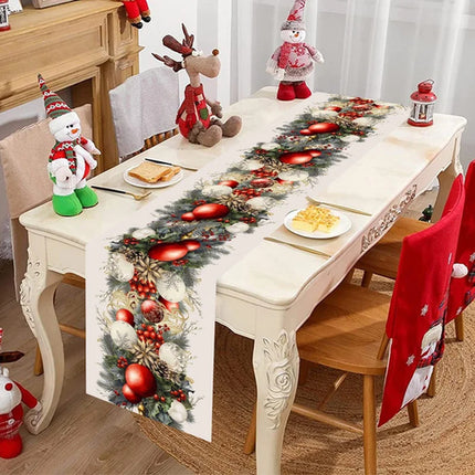 Christmas Table Runner Merry Christmas Decoration For Home Xmas Table