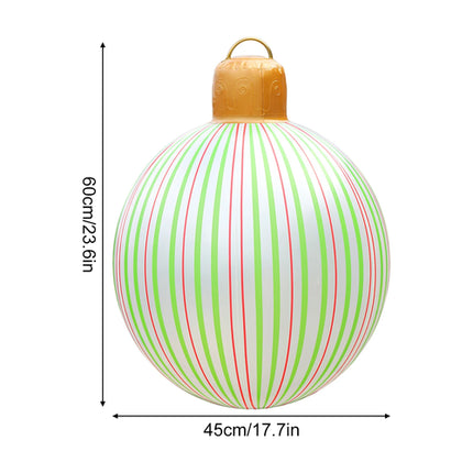 1PC  Inflatable Christmas Ornaments Balls Large PVC Holiday