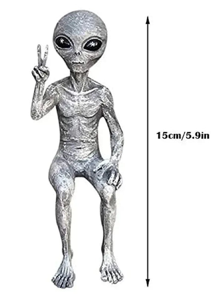 Funny Resin Alien Statue stocking stuffer