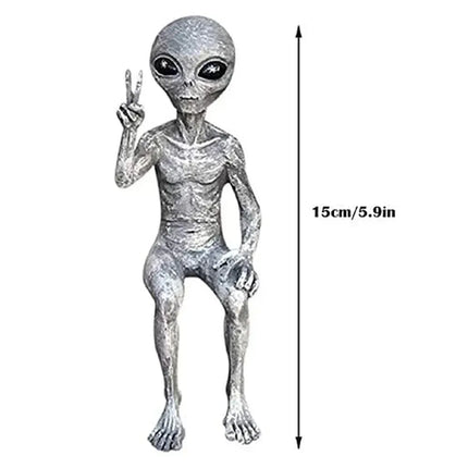 Funny Resin Alien Statue stocking stuffer
