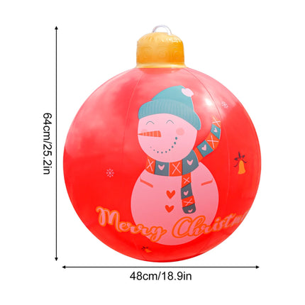1PC  Inflatable Christmas Ornaments Balls Large PVC Holiday