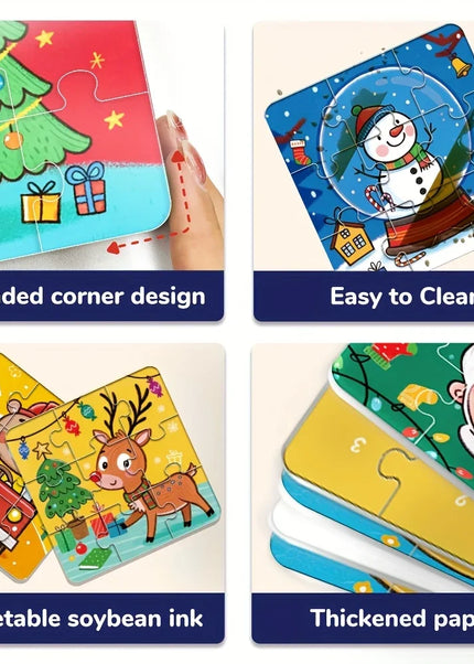 4-in-1 Christmas Jigsaw Puzzle