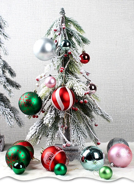 44Pcs 3/6CM Christmas Balls