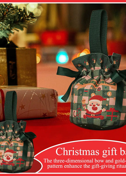 Christmas Drawstring Goodie Bags