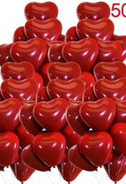 D71-Red Heart- 50pcs