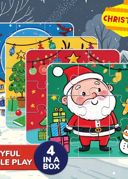 4-in-1 Christmas Jigsaw Puzzle