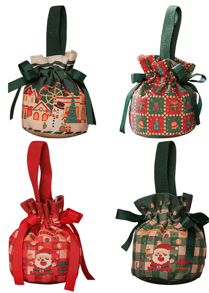 Christmas Drawstring Goodie Bags
