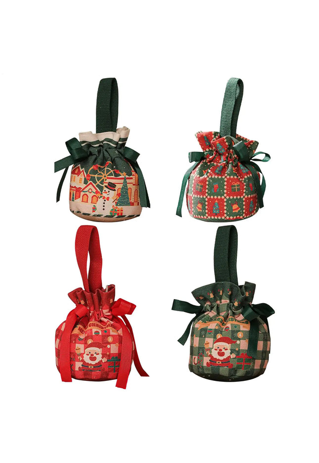 Christmas Drawstring Goodie Bags