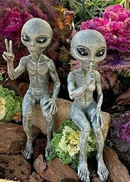 Funny Resin Alien Statue stocking stuffer