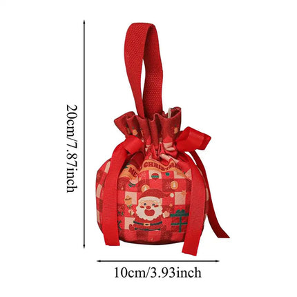 Christmas Drawstring Goodie Bags