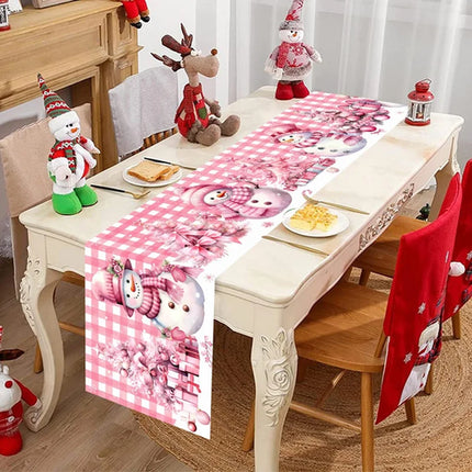 Christmas Table Runner Merry Christmas Decoration For Home Xmas Table