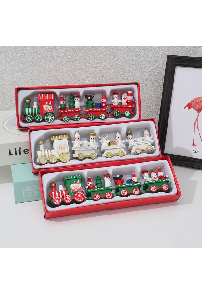 Wooden Christmas Train