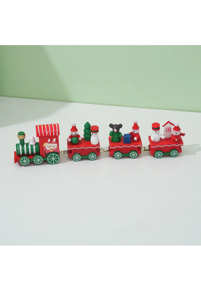 Wooden Christmas Train
