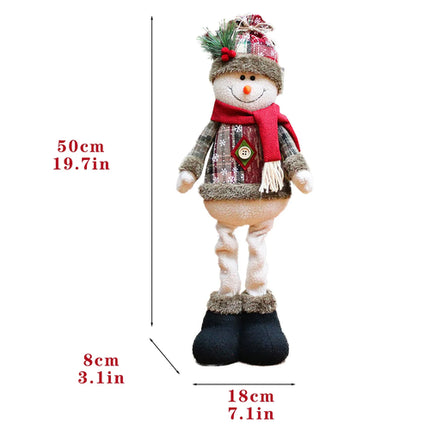 New Big Santa Claus Snowman Elk Doll Children Xmas Gift Christmas Tree