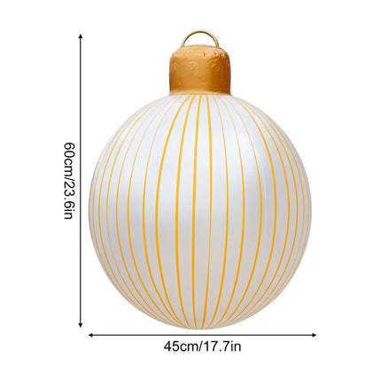 1PC  Inflatable Christmas Ornaments Balls Large PVC Holiday
