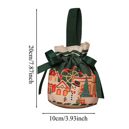 Christmas Drawstring Goodie Bags