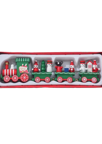 Wooden Christmas Train