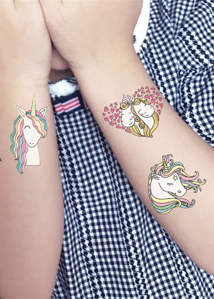 25Pcs Small Unicorn Temporary Tattoo Stickers stocking stuffer