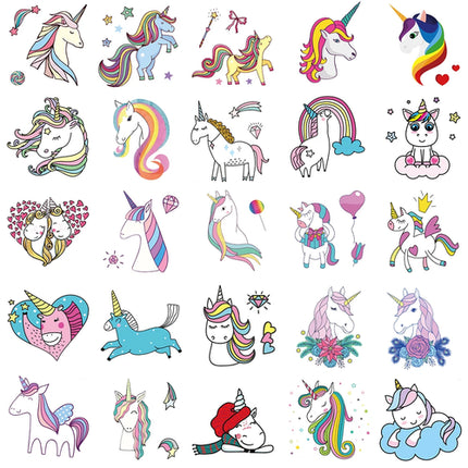 25Pcs Small Unicorn Temporary Tattoo Stickers stocking stuffer