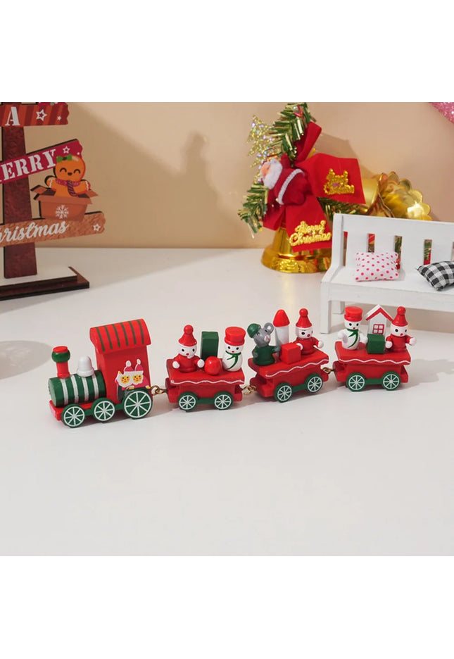 Wooden Christmas Train