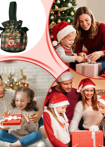 Christmas Drawstring Goodie Bags