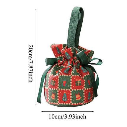 Christmas Drawstring Goodie Bags