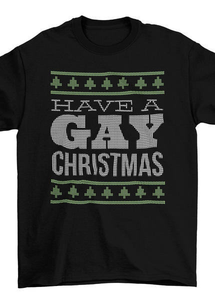 Gay Christmas t-shirt