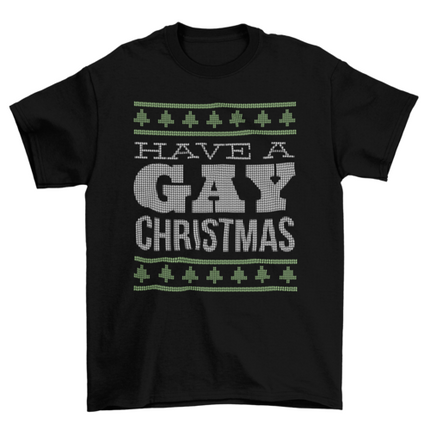 Gay Christmas t-shirt