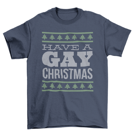 Gay Christmas t-shirt