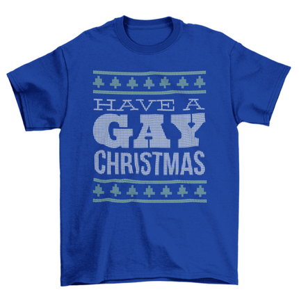 Gay Christmas t-shirt