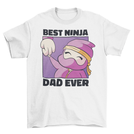 Cute ninja dad t-shirt