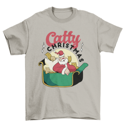 Lovely catty Christmas t-shirt
