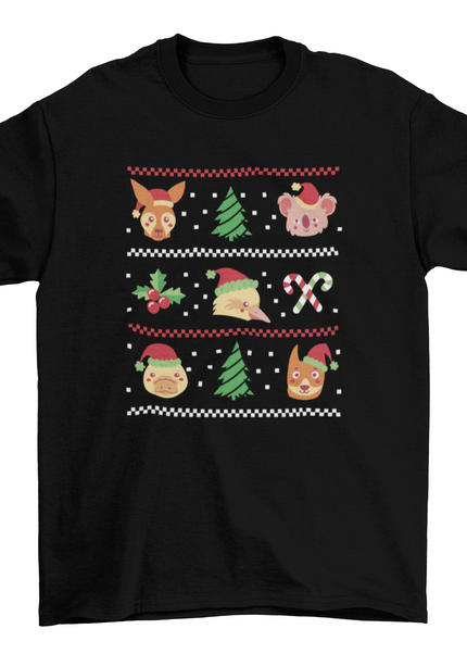 Christmas animals ugly sweater
