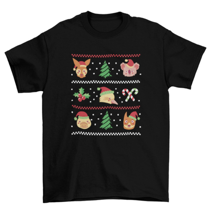 Christmas animals ugly sweater