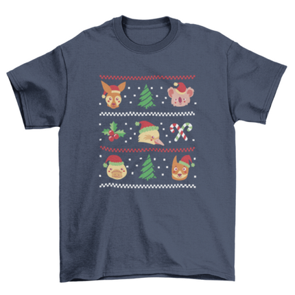 Christmas animals ugly sweater
